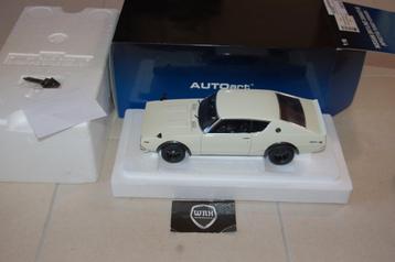 !! SALE !! NISSAN SKYLINE KPGC110 white Autoart 77467 WRH beschikbaar voor biedingen