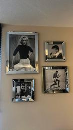 Spiegellijsten met poster te koop - Eric Kuster style, Huis en Inrichting, Woonaccessoires | Lijsten, Ophalen, Overige materialen