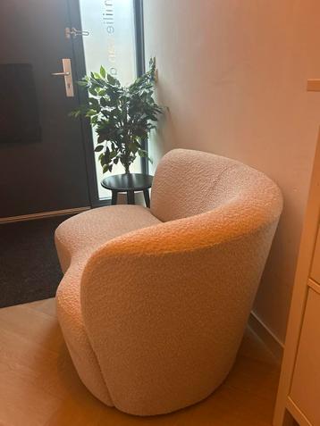 Woood Fauteuil Teddy Stof Crème beschikbaar voor biedingen