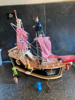 Houten Piratenboot met Figuren, Ophalen, Gebruikt, Jongen of Meisje