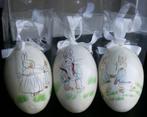 3 gedecoreerde eieren in doos, Nieuw, Ophalen of Verzenden