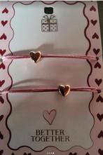 Moeder dochter armbandjes, Nieuw, Ophalen of Verzenden, Elastiek, Met bedels of kralen