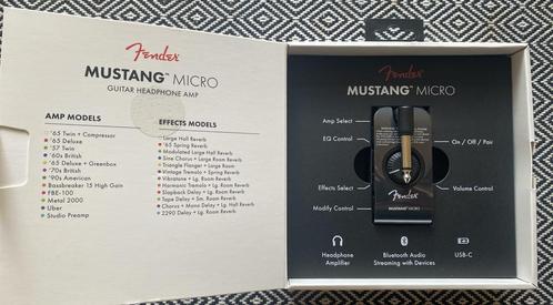 Mustang Micro Fender, Muziek en Instrumenten, Instrumenten | Toebehoren, Zo goed als nieuw, Elektrische gitaar, Ophalen of Verzenden