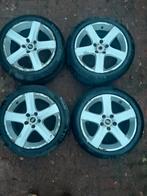 Set van 4 Audi velgen met banden - 17 inch, Auto-onderdelen, Gebruikt, Banden en Velgen, 17 inch, Ophalen of Verzenden