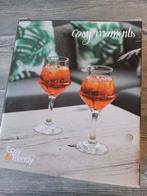 Twee nieuwe Italiaanse cocktail glazen in doos, Ophalen, Glas of Glazen, Nieuw, Glas