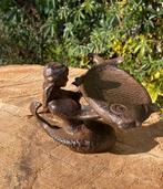 GIETIJZEREN ZEEMEERMIN VOGELBADJE NIEUW, -, -, Nieuw, Ophalen of Verzenden