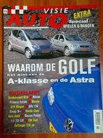 AutoVisie: VW Golf 4, Opel Astra G, Mercedes A 160, Alfa 156, Ophalen of Verzenden, Gelezen, Algemeen
