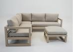 loungeset Grosso 4-delig Beige, Ophalen, 5 zitplaatsen, Kunststof, Bank
