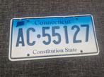 Kentekenplaat Connecticut USA Nummerplaat nummerbord License, Ophalen of Verzenden, Gebruikt, Auto's