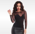 Collectif - Top Maat M - Rockabilly - Retro - Gothic - Goth, Maat 38/40 (M), Collectif, Zwart, Ophalen of Verzenden