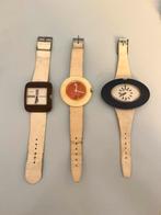 Drie vintage kunststof horloges, Ophalen of Verzenden, Gebruikt, Overige merken