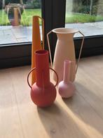 Pols Potten 4 vazen, Huis en Inrichting, Ophalen, Overige materialen, Oranje, Zo goed als nieuw