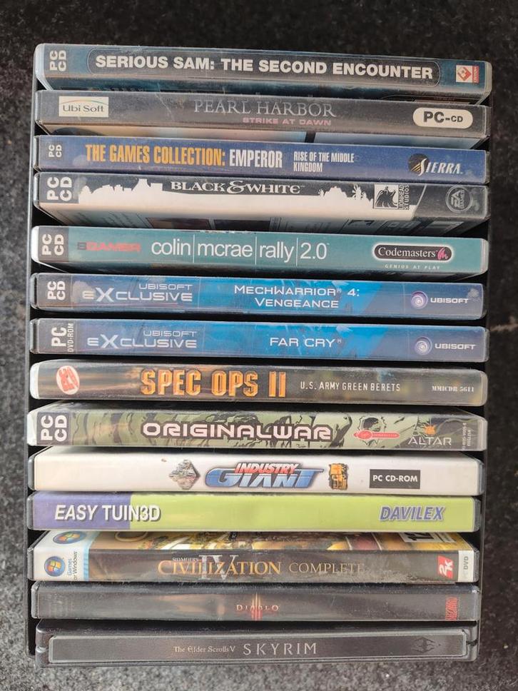 Grote verzameling PC Games - Klassiekers!, Spelcomputers en Games, Games | Pc, Gebruikt, Overige genres, 1 speler, Vanaf 12 jaar