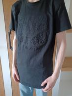 Zwart tshirt maat M met print, Kleding | Heren, T-shirts, Gedragen, Ashes to dust, Maat 48/50 (M), Ophalen of Verzenden