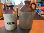 2 flesjes pearsons of chesterfield pottery, Ophalen of Verzenden