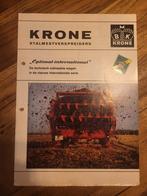 Tractor folder Krone stalmestverspreiders, Ophalen of Verzenden, Zo goed als nieuw