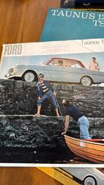 Ford taunus 12M 3 folders en technisch boekje, Ophalen of Verzenden