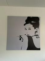 Prachtige canvas van Audrey Hepburn, Ophalen
