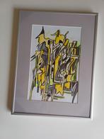 Abstracte kunst aan de muur, Ophalen