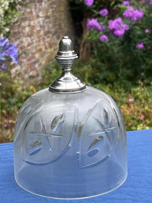 DRAADGLAZEN KAASSTOLP ( MET MOTIEF IN OLIJFSLIJPSEL), Antiek en Kunst, Antiek | Goud en Zilver, Zilver, Verzenden