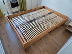 Kwaliteitsbed robuust eiken 140cm breed, Ophalen, Overige kleuren, Tweepersoons, 140 cm