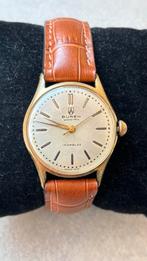 Vintage Buren Grand Prix Zwitsers Polshorloge, Overige merken, Overige materialen, Met bandje, Verzenden