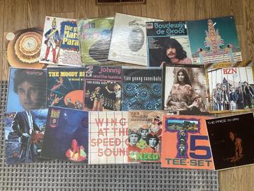 18 LP's oa.Wings,Moody Blues,Stevie Wonder,David Knopfler beschikbaar voor biedingen