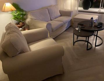 Ektorp Bank, Stoel & Hocker - Licht Beige