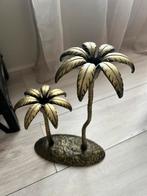 Goud / koper palmboom kandelaar, Ophalen of Verzenden, Zo goed als nieuw