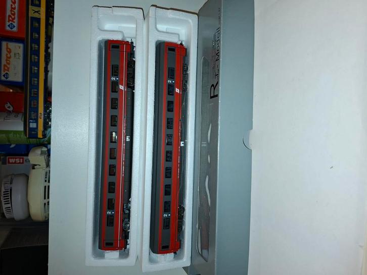 Twee Railtop ÖBB rijtuigen, Hobby en Vrije tijd, Modeltreinen | H0, Zo goed als nieuw, Wagon, Gelijkstroom, Overige merken, Ophalen of Verzenden