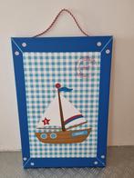 Lief! (stoer) canvas schilderij afbeelding boot, Kinderen en Baby's, Ophalen, Gebruikt, Wanddecoratie