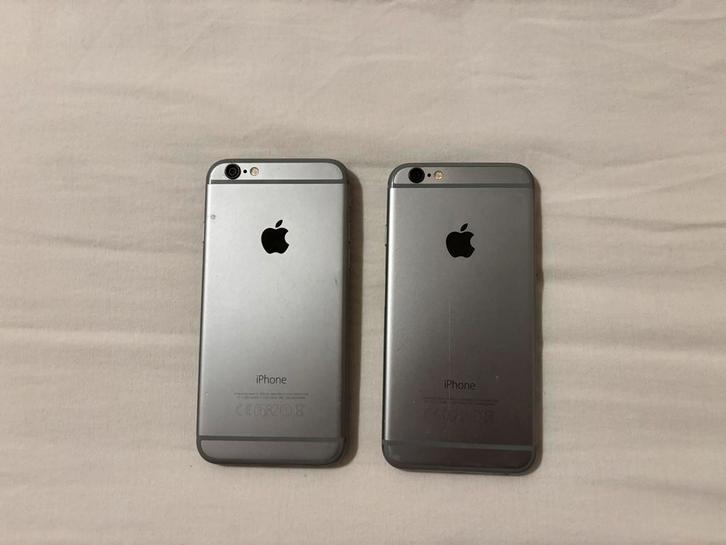 iPhone 6 Twee stuks (batch/lot), Telecommunicatie, Mobiele telefoons | Apple iPhone, Gebruikt, 16 GB, Zonder abonnement, Zonder simlock