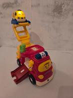 Vtech - toet toet auto's - brandweer wagen met ambulance, Kinderen en Baby's, Speelgoed | Vtech, Ophalen of Verzenden, Gebruikt