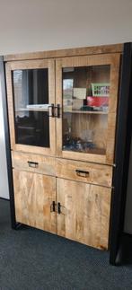 Complete meubelset mango/ zwart metaal, Huis en Inrichting, Complete inboedels, Ophalen