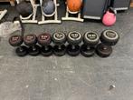 Rubberen dumbells 1 x 12-14-16-18-22-26-30 kg, Sport en Fitness, Fitnessmaterialen, Ophalen, Dumbbell, Gebruikt, Losse dumbells