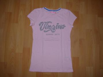 Mooi zachtroze t-shirt van Vingino, maat 164 (14) NIEUW! beschikbaar voor biedingen