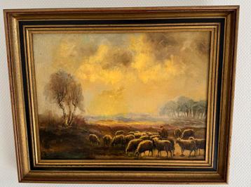 Antiek Schilderij J. Van Kregten beschikbaar voor biedingen