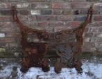 set zware gietijzeren bankpoten voor tuinbank, Antiek en Kunst, Curiosa en Brocante, Ophalen