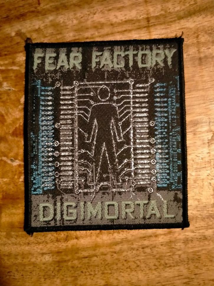 Fear Factory Digimortal vintage RARE patch embleem muziek, Verzamelen, Muziek, Artiesten en Beroemdheden, Gebruikt, Kleding, Ophalen of Verzenden