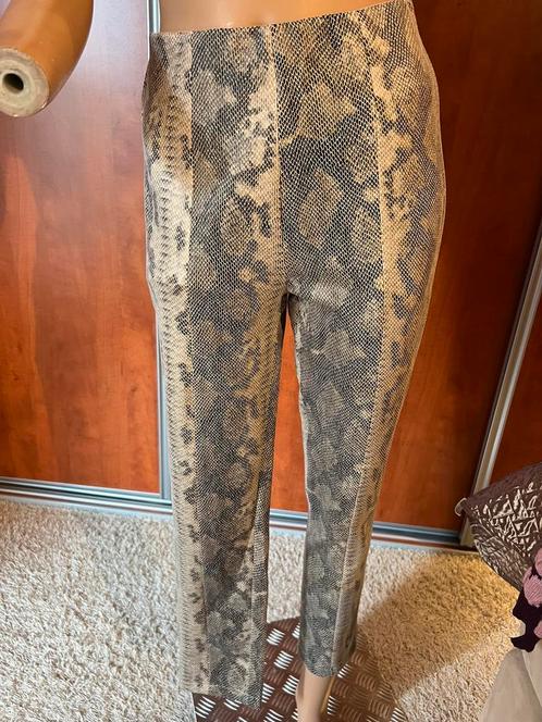 OUI broek/legging maat m origineel ZGAN, Kleding | Dames, Broeken en Pantalons, Zo goed als nieuw, Maat 38/40 (M), Bruin, Lang