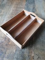 Oude houten bestekbak .., Ophalen of Verzenden