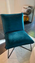 Fauteuil Algoso petrol blauw Stoel, Ophalen, Zo goed als nieuw, Blauw, Eén