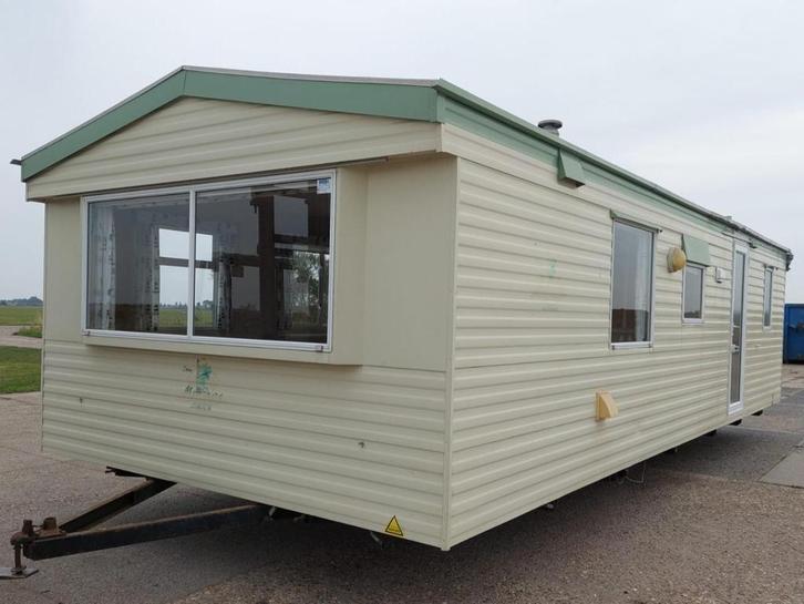 Ruime stacaravan met 2 slaapkamers, 10 x 3,7, Caravans en Kamperen, Stacaravans