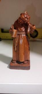 Houten Monnik met Bierpul HB, Antiek en Kunst, Kunst | Beelden en Houtsnijwerken, Ophalen of Verzenden