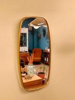 Vintage Wandspiegel Spiegel Mirror Messing Goud, Minder dan 50 cm, Gebruikt, Ophalen of Verzenden, Nvt