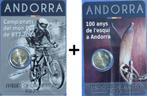 Andorra 2024 - 2 euro - Skisport + Mountainbike - 2x 10 st., Ophalen of Verzenden, Overige landen, 2 euro, Setje