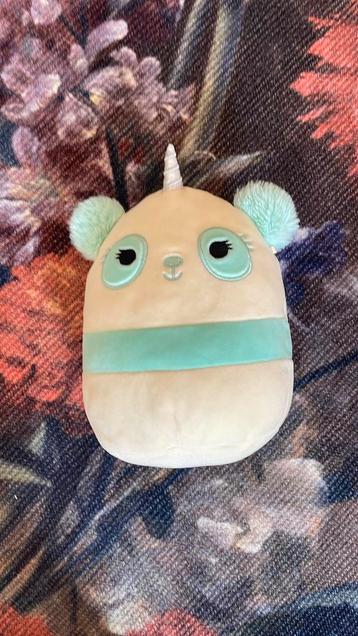 Squishmallow blauw/witte unicorn panda knuffel  beschikbaar voor biedingen