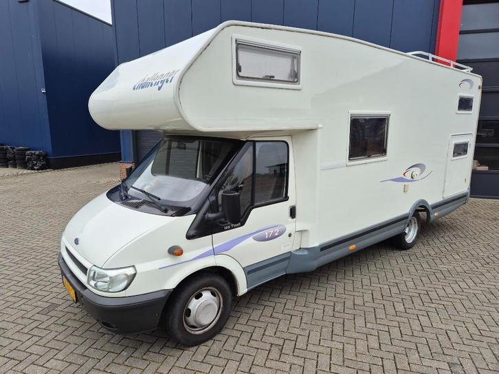 2002 Ford Challenger, 6 persoons, stapelbed, leuke camper!, Caravans en Kamperen, Campers, Bedrijf, meer dan 6, Alkoof, Ford, Ford