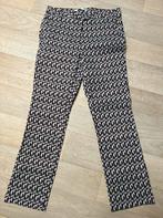 Broek, dames mt 42 zwart, creme met glimdraadje, Kleding | Dames, Broeken en Pantalons, Maat 42/44 (L), Ophalen of Verzenden, Zo goed als nieuw