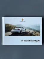 Porsche Boxster Spyder Brochure NL editie, Porsche, Ophalen of Verzenden, Zo goed als nieuw